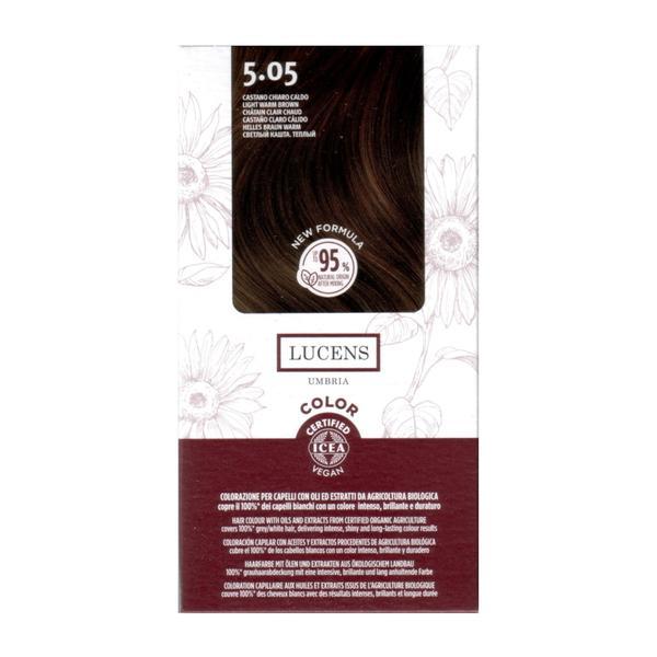 Vopsea fara amoniac Saten Deschis Cald 5.05 Lucens Umbria, 50 ml