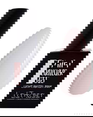 Gel de construcție autonivelantă pentru unghii 7&icirc;n1 La Rosa Profesionales, light pastel pink 15 ml