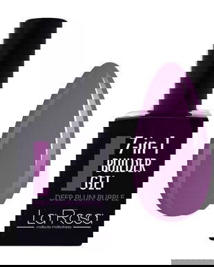 Gel de construcție autonivelantă pentru unghii 7&icirc;n1 La Rosa Profesionales, deep plum purple 15 ml