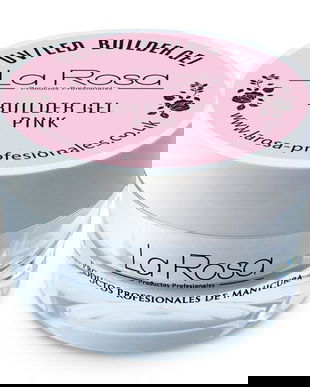 Gel de construcție autonivelantă pentru unghii La Rosa Profesionales, Pink Glass 30 ml