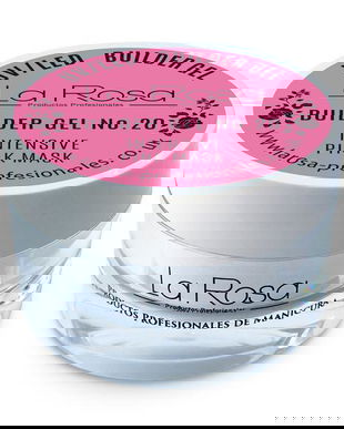 Gel de construcție autonivelantă pentru unghii La Rosa Profesionales, Intensive Pink Mask 30 ml