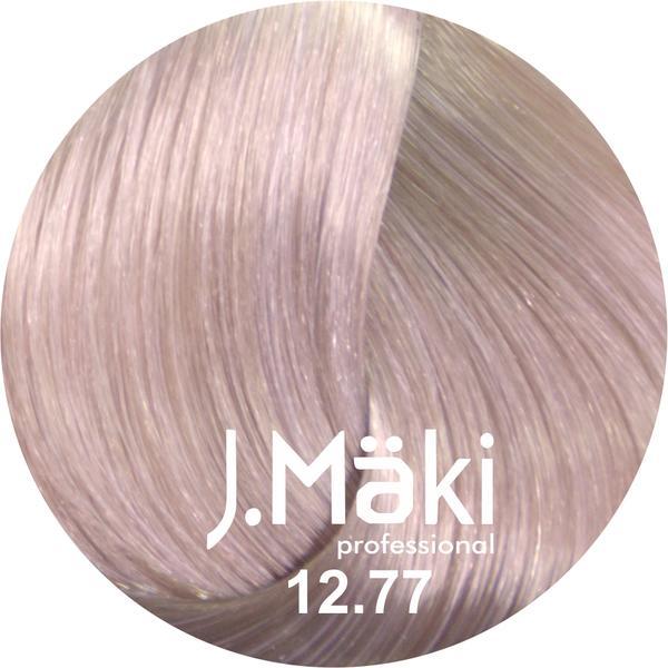 Vopsea de păr J.Maki Professional 12.77 superlight intense violet blonde, 60 ml