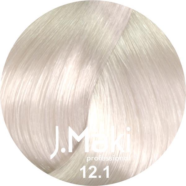 Vopsea de par J.Maki Professional 12.1 superlight ash blonde, 60 ml