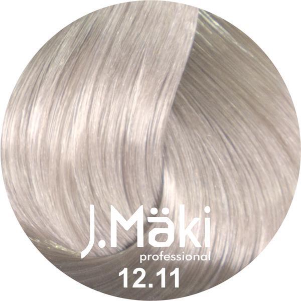 Vopsea de par J.Maki Professional 12.11 superlight intense ash blonde, 60 ml