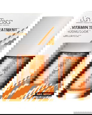 Tratament cu vitamine pentru unghii La Rosa Profesionales, 10 ml