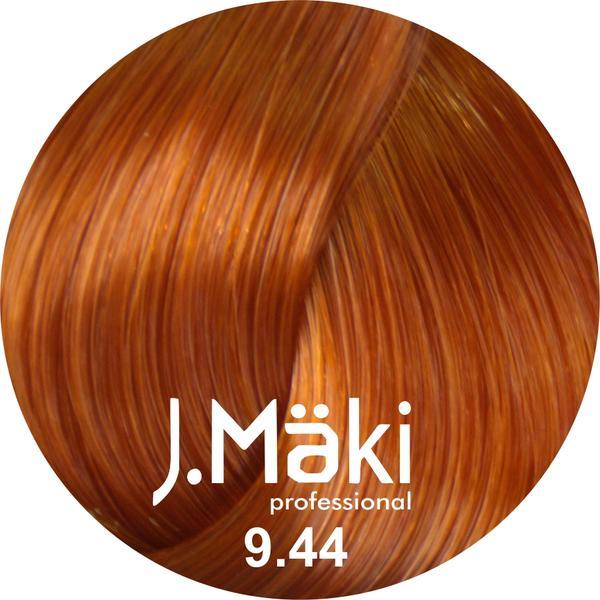 Vopsea de par J.Maki Professional 9.44 very light intense copper blonde, 60 ml