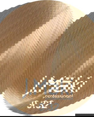 Vopsea de par J.Maki Professional 9.32 very light beige blonde, 60 ml