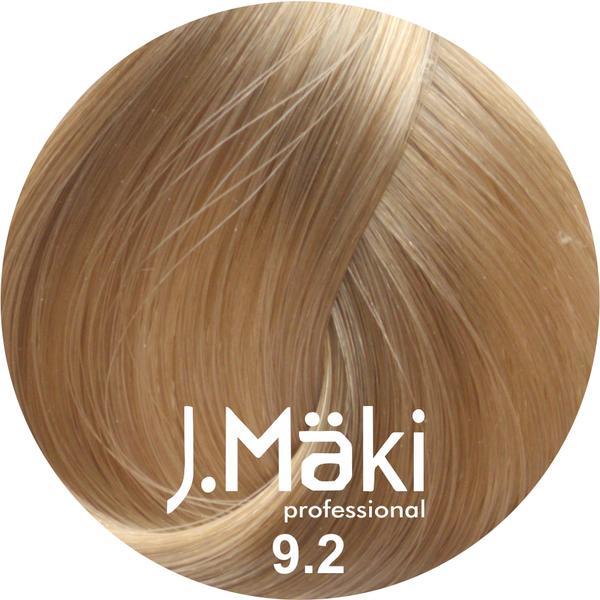 Vopsea de par J.Maki Professional 9.2 very light pearl blonde, 60 ml