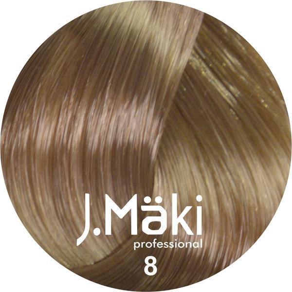 Vopsea de par J.Maki Professional 8 light blonde, 60 ml