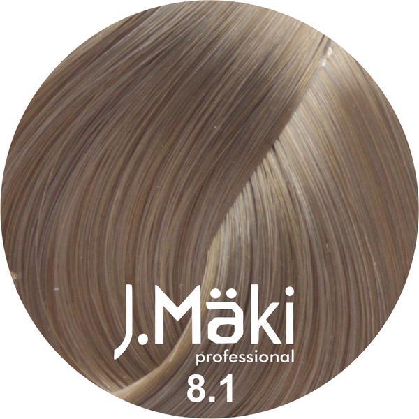 Vopsea de par J.Maki Professional 8.1 light pearl blonde, 60 ml