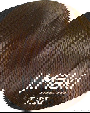 Vopsea de par J.Maki Professional 7.32 medium beige blonde, 60 ml