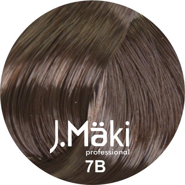 Vopsea de par J.Maki Professional 7B medium cappuccino blonde, 60 ml