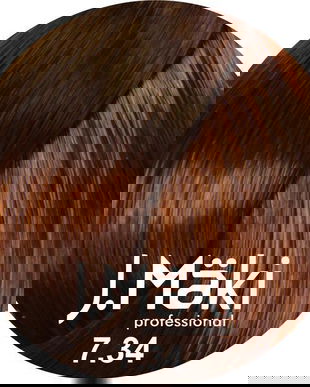 Vopsea de par J.Maki Professional 7.34 medium golden copper blonde, 60 ml