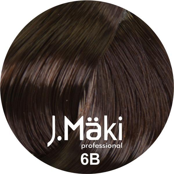 Vopsea de par J.Maki Professional 6B dark mocha blonde, 60 ml