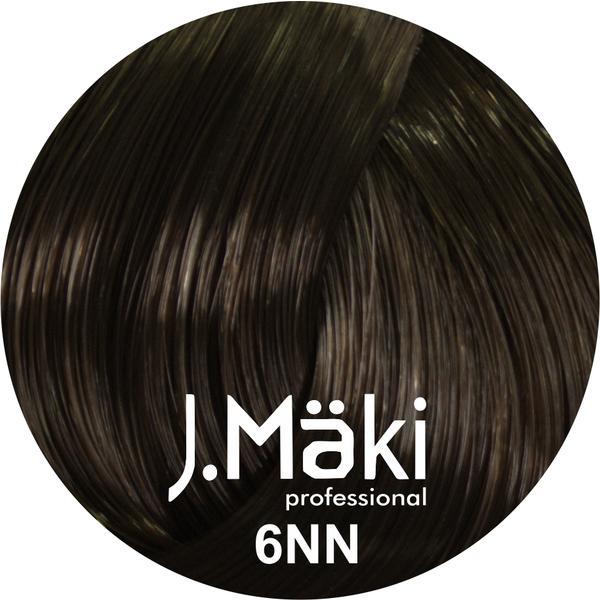 Vopsea de par J.Maki Professional 6NN intense dark blonde, 60 ml