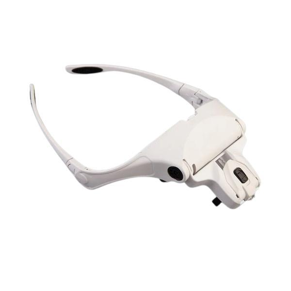 Ochelari cu lupe interschimbabile și cu iluminare LED-pentru extensii de gene/tatuaje fir