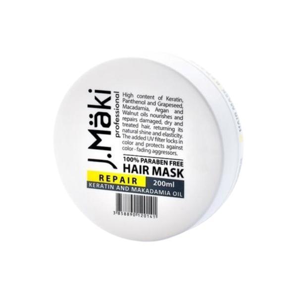 Mască pentru păr reparatoare - J.Maki Professional, 200 ml