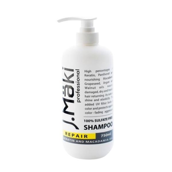 Sampon reparator pentru păr - J.Maki Professional, 750 ml