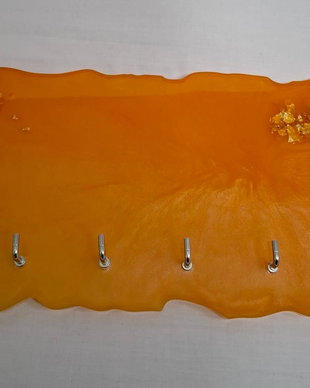 Cuier pentru chei din rășină epoxidică  handmade, unicat
