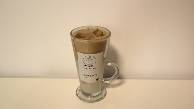 Caffe Latte - lumanare artizanala din ceara de soia