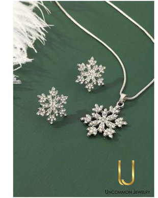 Set zirconiu "Snowflake"