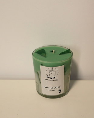 Matcha Latte - lumanare artizanala din ceara de soia