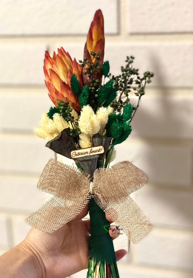 Cadou Crăciun, buchet natural