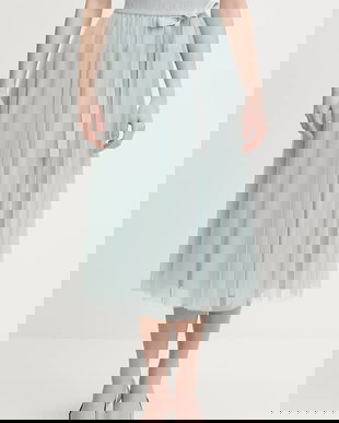 Joop! fustă culoarea turcoaz, midi, evazați, 30100212