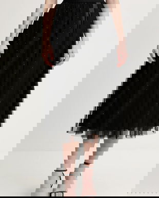 Joop! fustă culoarea negru, midi, evazați, 30100212