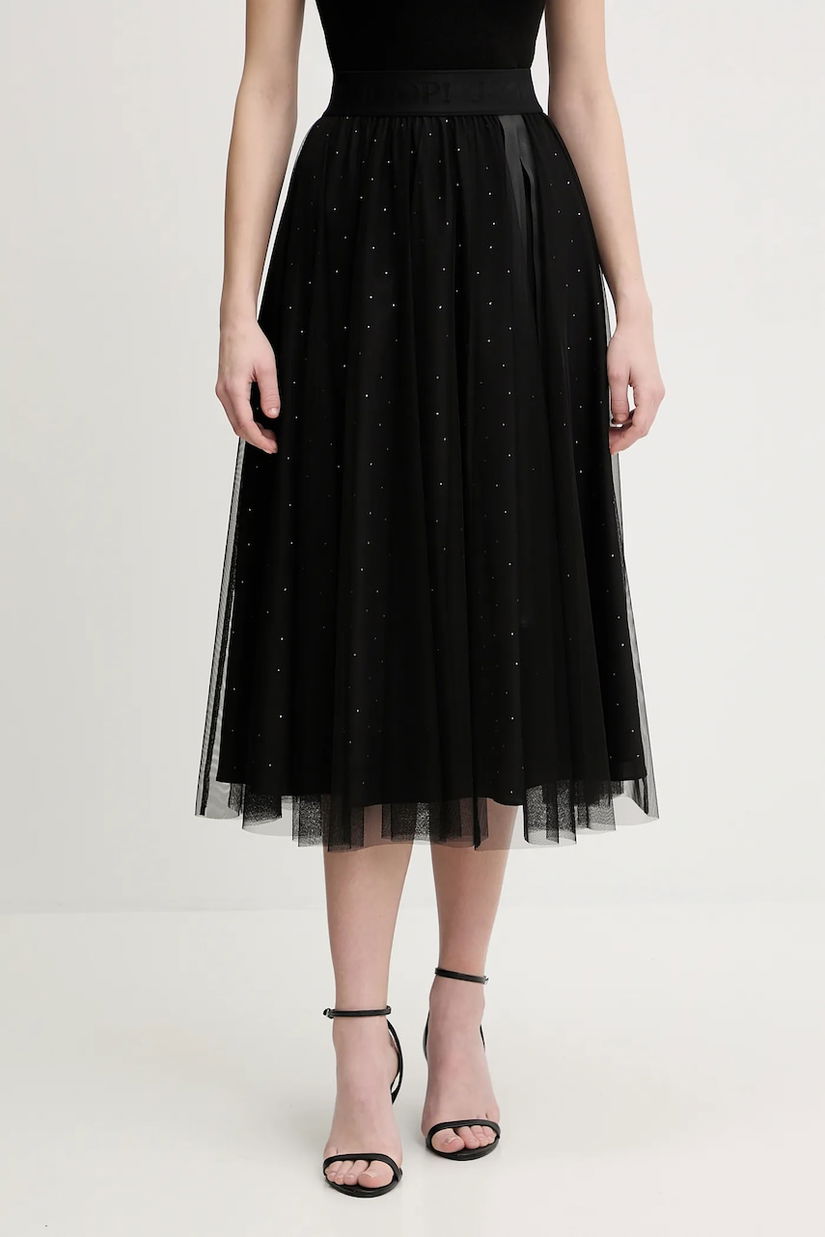 Joop! fustă culoarea negru, midi, evazați, 30100212