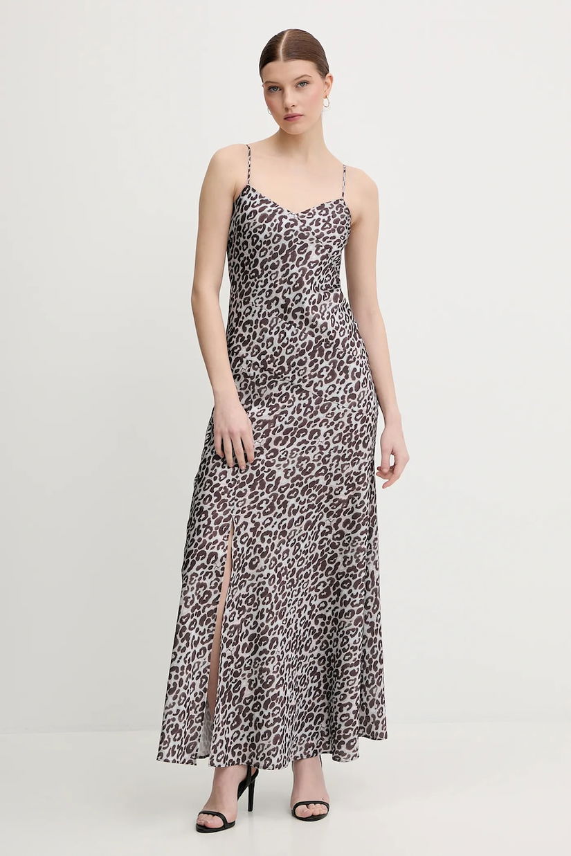 Joop! rochie culoarea maro, maxi, evazați, 30100720
