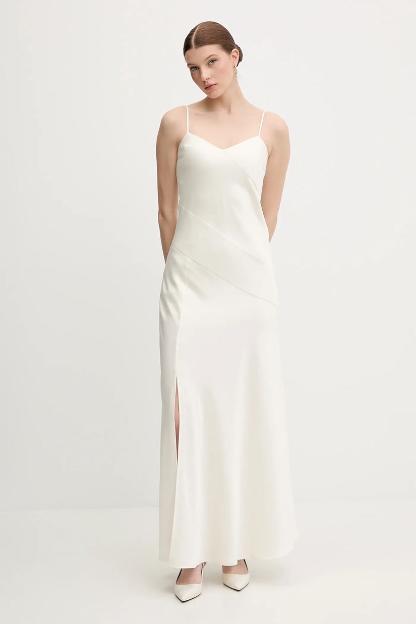 Joop! rochie culoarea bej, maxi, drept, 30100029