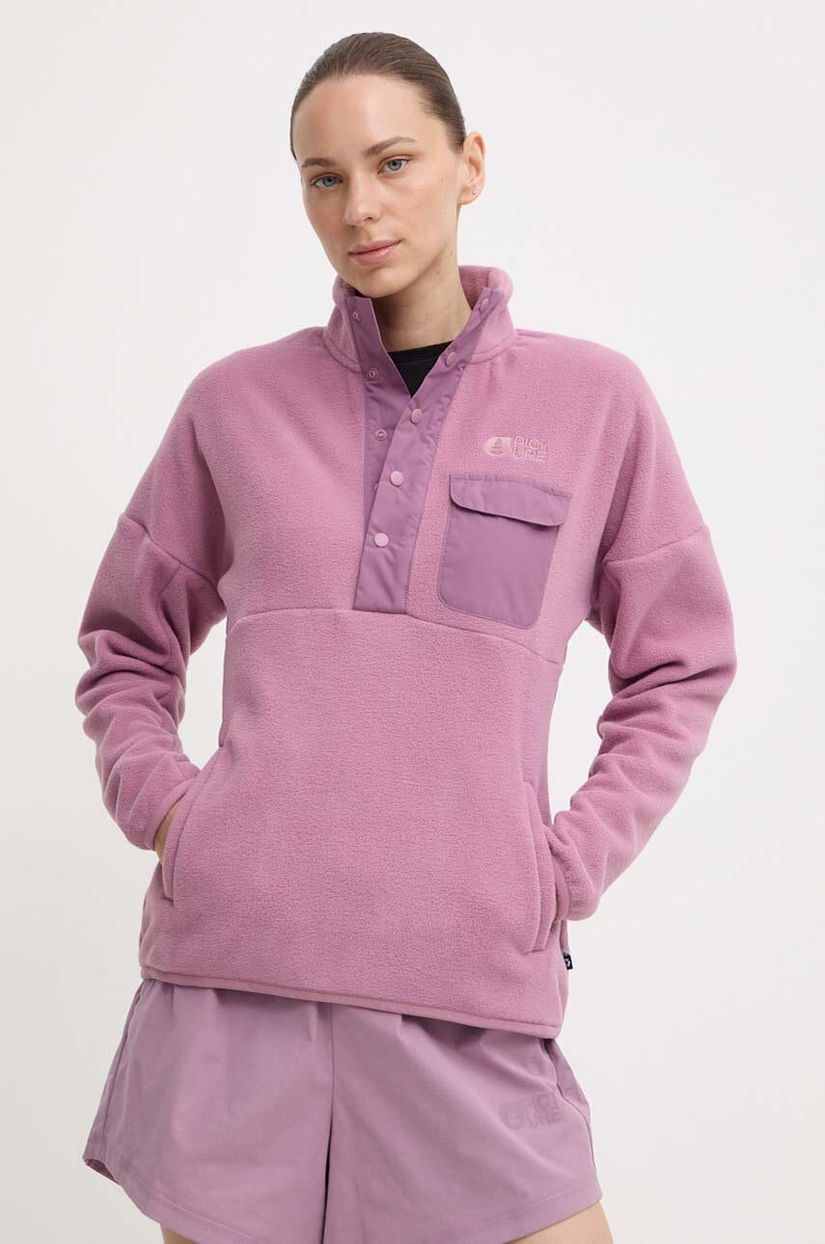 Picture hanorac Arcca culoarea roz, neted, SWT158