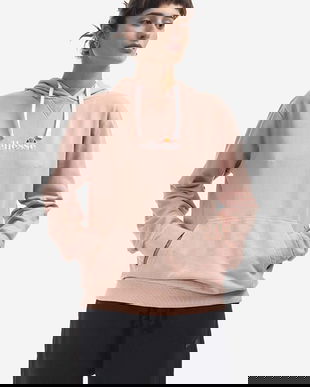 Ellesse hanorac de bumbac Daphni Oh Hoody femei, culoarea roz, cu glugă, cu imprimeu SGM14014-PINK