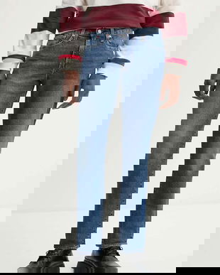 Levi's jeansi 511™ SLIM barbati, culoarea albastru marin 04511