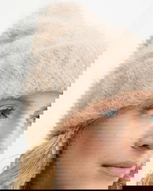 Answear.LAB caciula de casmir culoarea bej