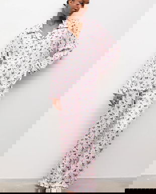 Answear.LAB pijama culoarea roz