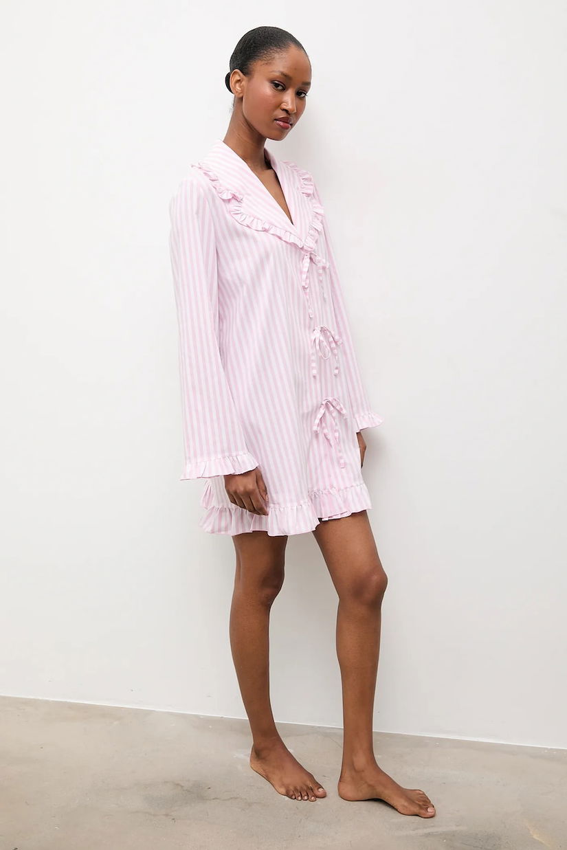 Answear.LAB camasa de noapte culoarea roz