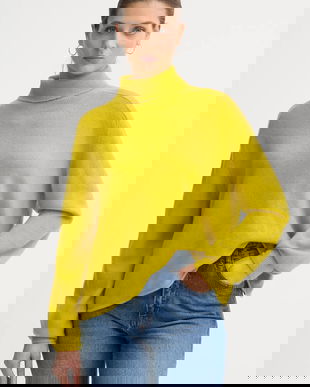 United Colors of Benetton pulover culoarea verde, light, cu guler, 11CZD204F