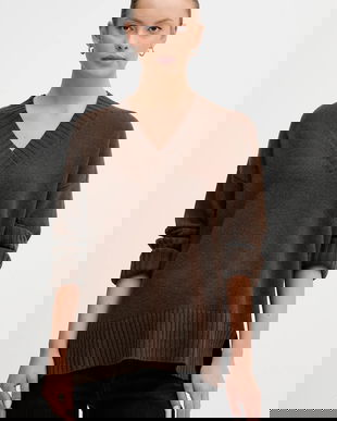 United Colors of Benetton pulover din amestec de lână culoarea verde, 1244D403A