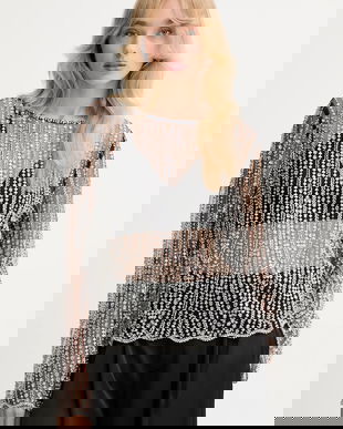 Gestuz bluză culoarea argintiu, modelator, 10910698