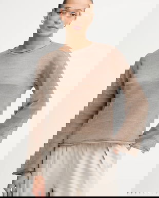 Hoss Intropia pulover culoarea verde, light, 6382013