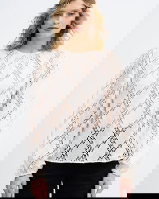 Sisley bluză culoarea bej, 5WTKLQ09X