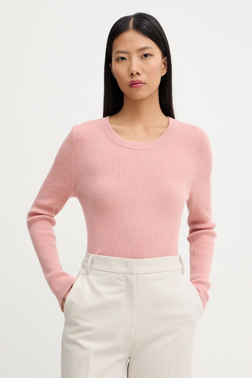 Marc O'Polo pulover din amestec de lână culoarea portocaliu, 5000006938