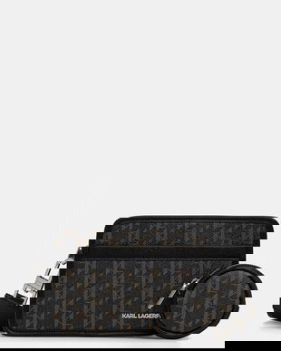 Karl Lagerfeld borsetă K/MONOGRAM culoarea maro, B1M30223