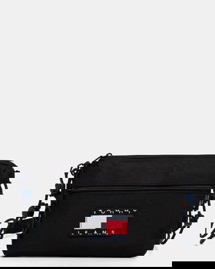 Tommy Jeans borsetă culoarea negru, AM0AM13859