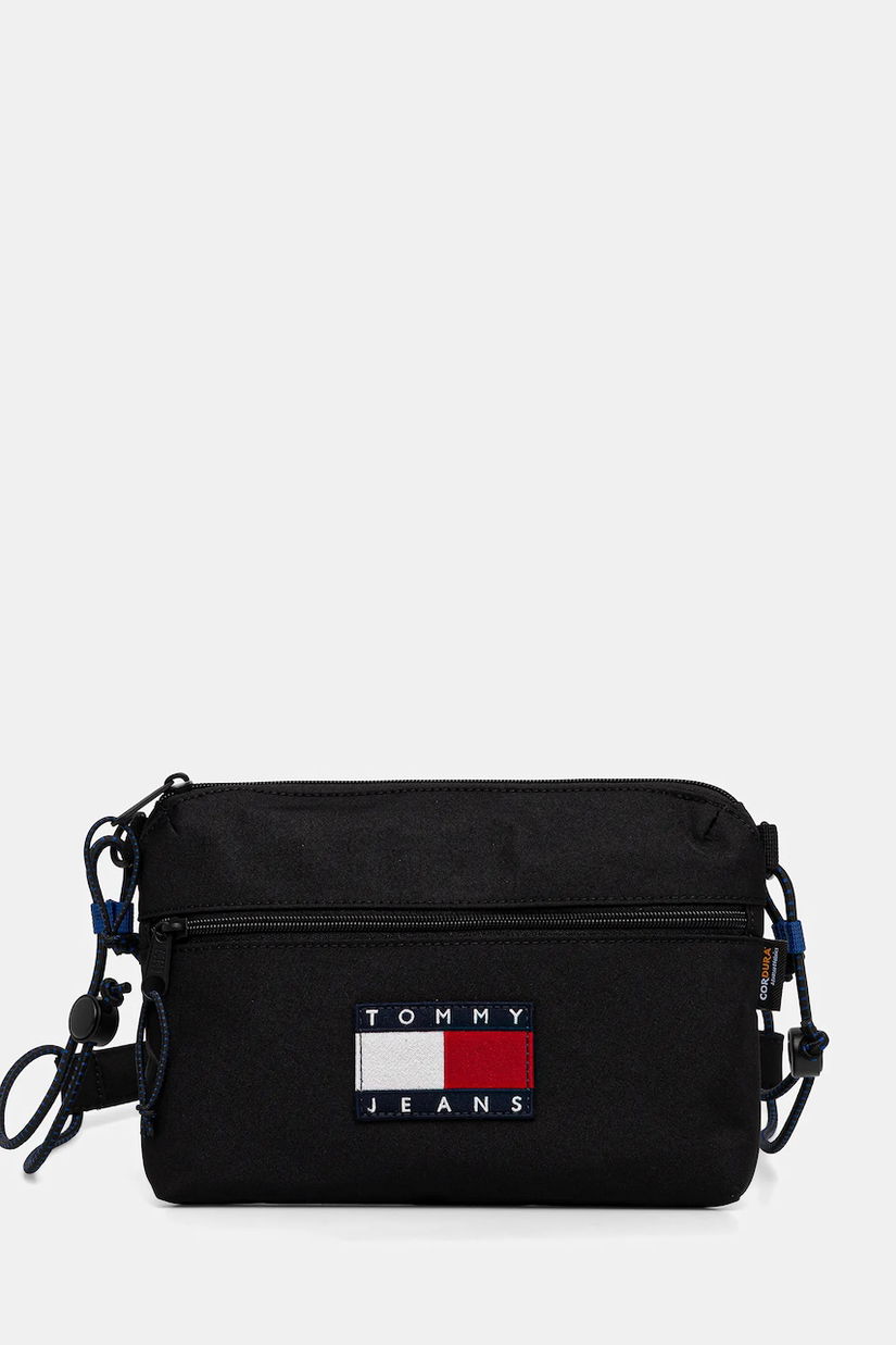 Tommy Jeans borsetă culoarea negru, AM0AM13859