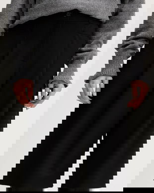 BOSS Orange pantaloni scurți culoarea negru, uni, high waist, 50553602