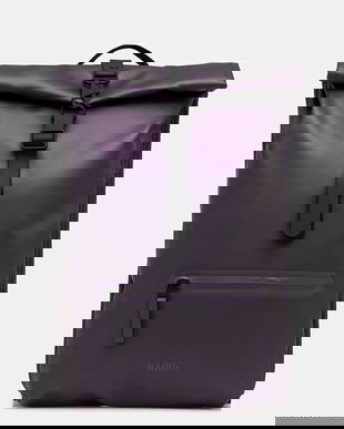 Rains rucsac 13320 Rolltop Rucksack W3 culoarea violet, mare, uni, 13320