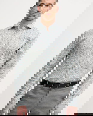 Joop! cămașă culoarea verde, cu guler italian, slim, 30101723